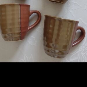 Sango Splash two tone chocolate brown coffee tea 4 inch